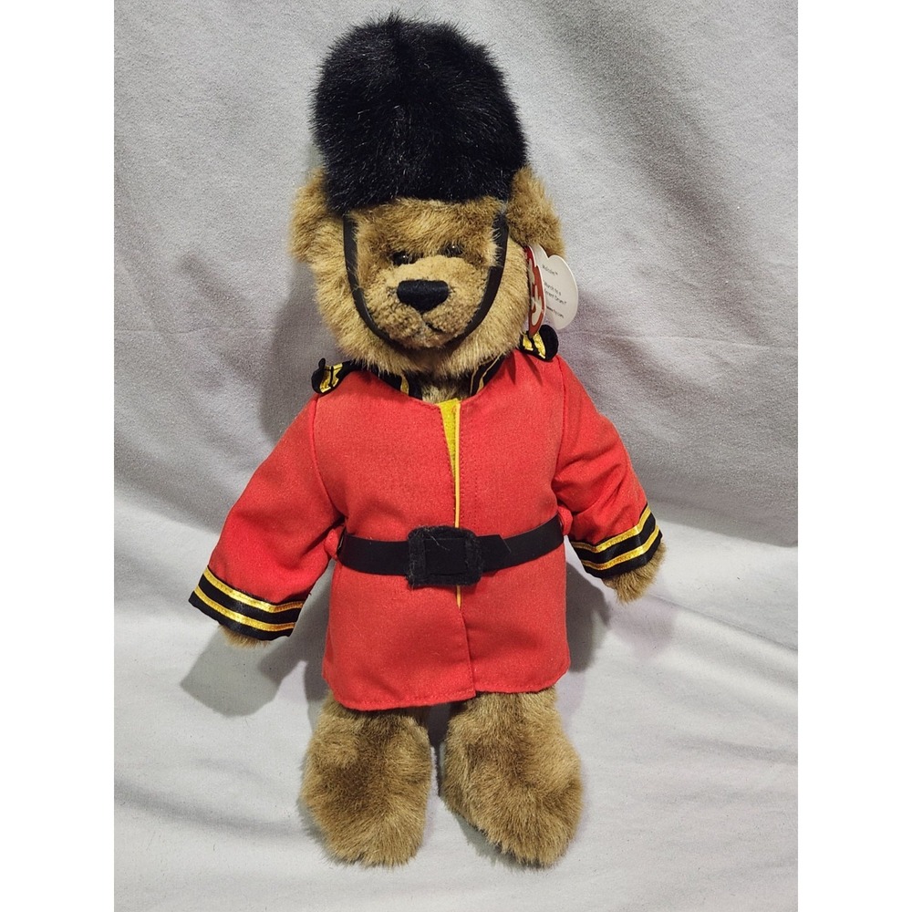TY 1993 The Attic Treasures Collection Malcom Beanie Bear Jointed-Used with tags